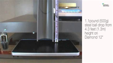 steel ball dropping impact tester|impact testing examples.